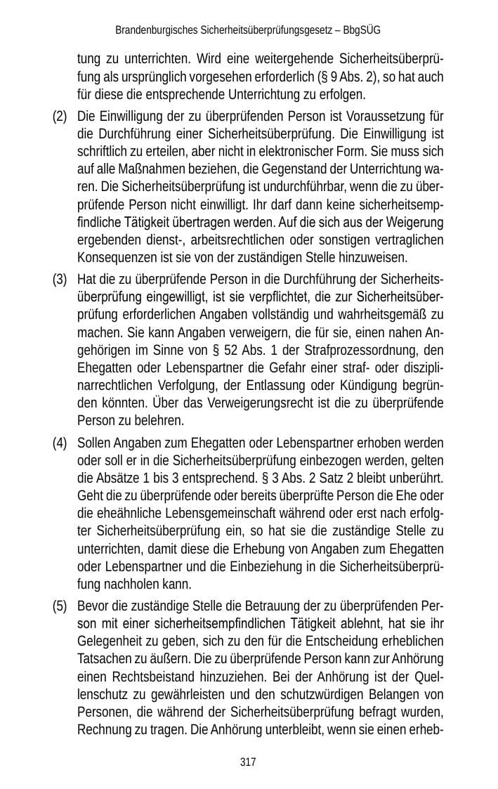 Seite 317 des Verfassungsschutzbericht 2012 Brandenburg