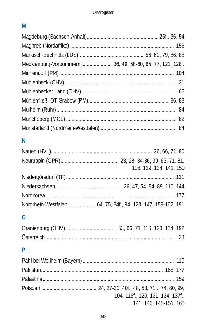 Seite 343 des Verfassungsschutzbericht 2012 Brandenburg