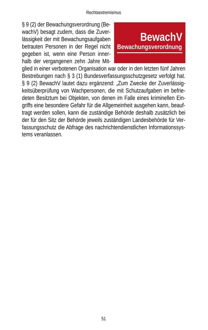 Seite 51 des Verfassungsschutzbericht 2012 Brandenburg