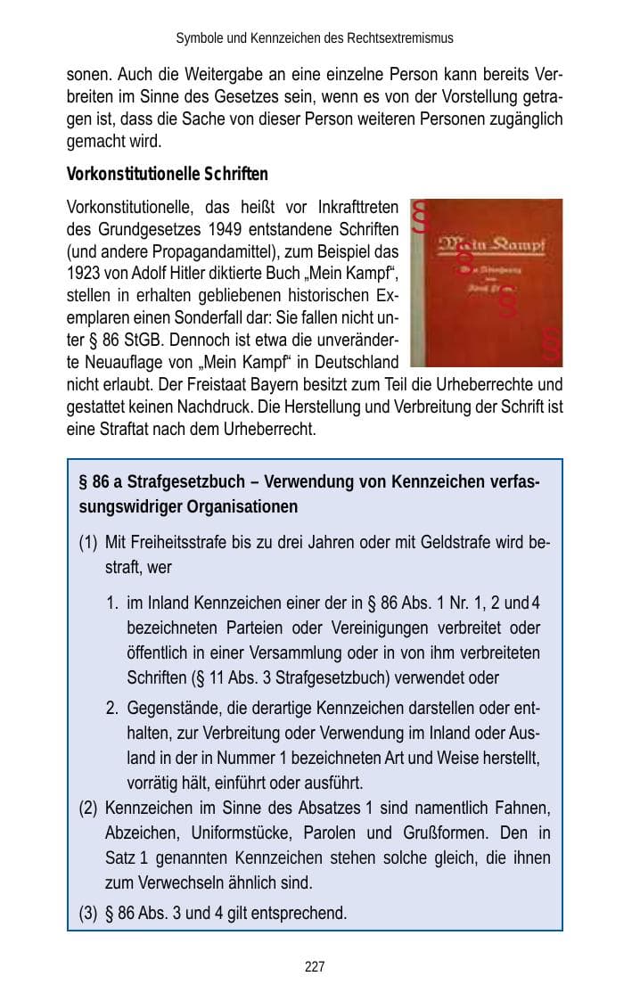 Seite 229 des Verfassungsschutzbericht 2013 Brandenburg
