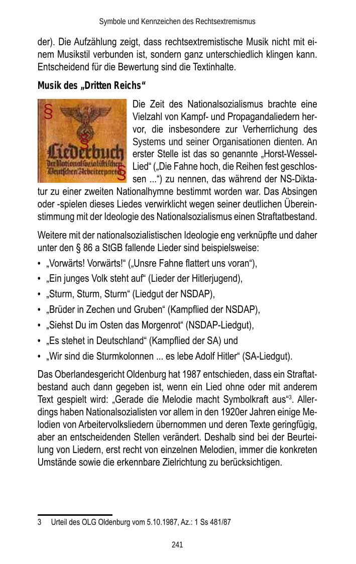 Seite 243 des Verfassungsschutzbericht 2013 Brandenburg