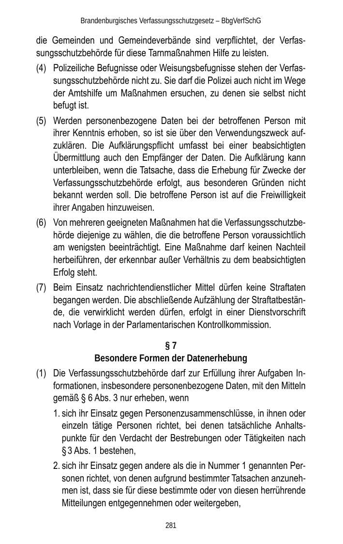 Seite 283 des Verfassungsschutzbericht 2013 Brandenburg