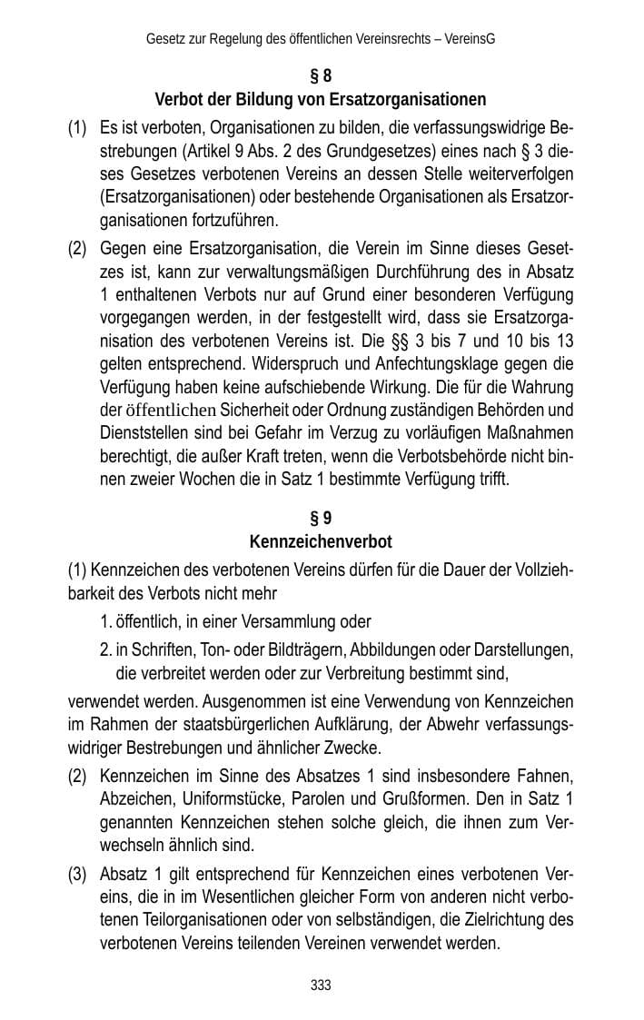 Seite 335 des Verfassungsschutzbericht 2013 Brandenburg