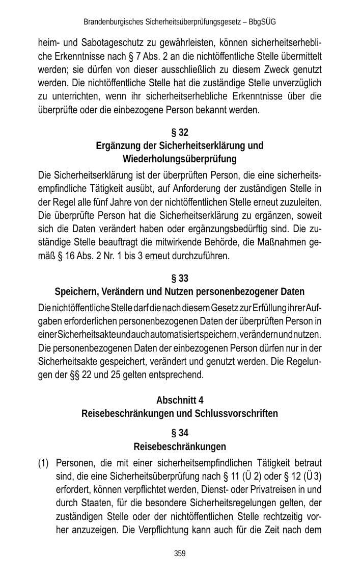 Seite 361 des Verfassungsschutzbericht 2013 Brandenburg