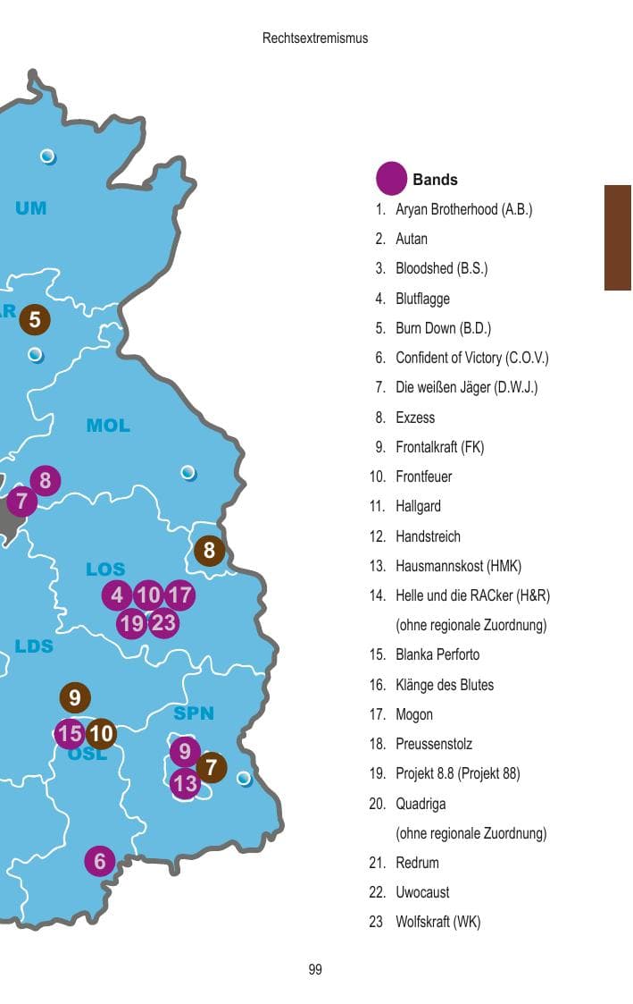 Seite 101 des Verfassungsschutzbericht 2014 Brandenburg