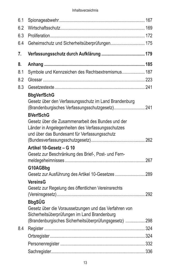 Seite 15 des Verfassungsschutzbericht 2014 Brandenburg