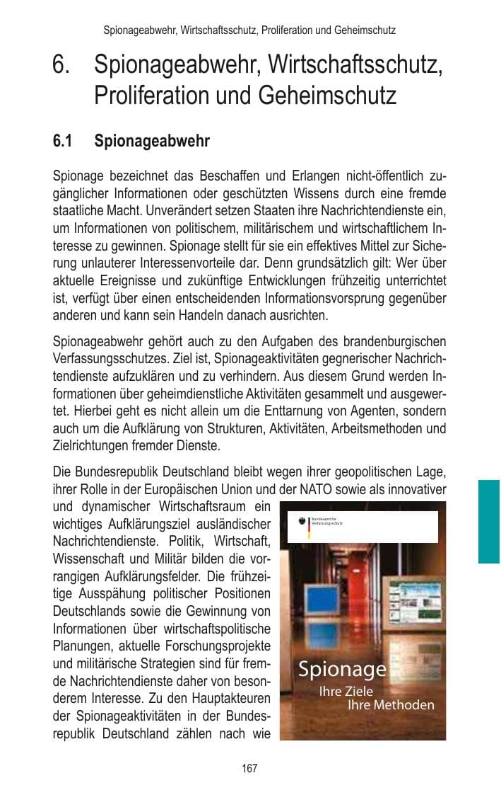 Seite 169 des Verfassungsschutzbericht 2014 Brandenburg