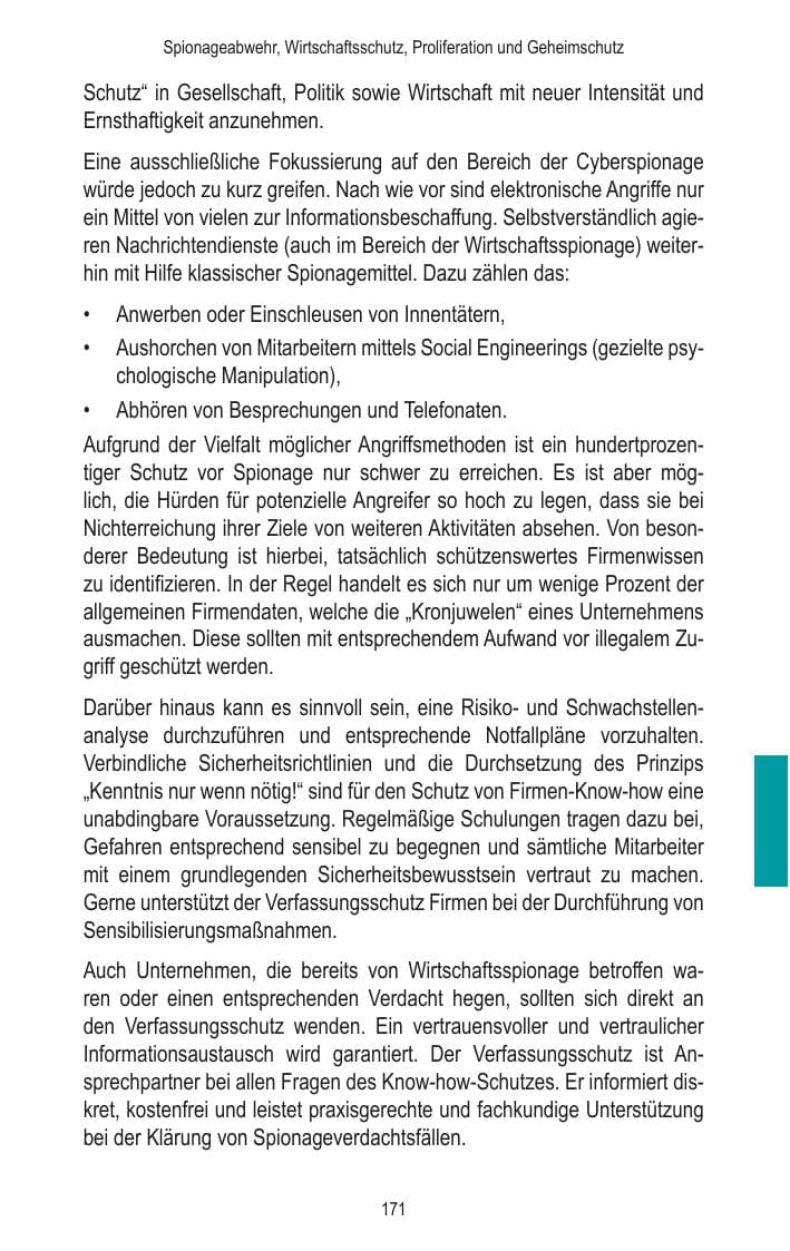 Seite 173 des Verfassungsschutzbericht 2014 Brandenburg