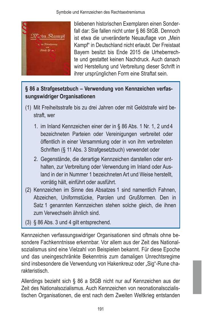 Seite 193 des Verfassungsschutzbericht 2014 Brandenburg