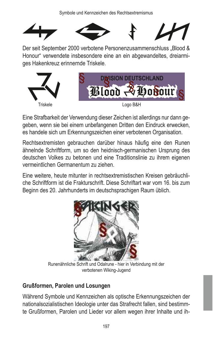 Seite 199 des Verfassungsschutzbericht 2014 Brandenburg