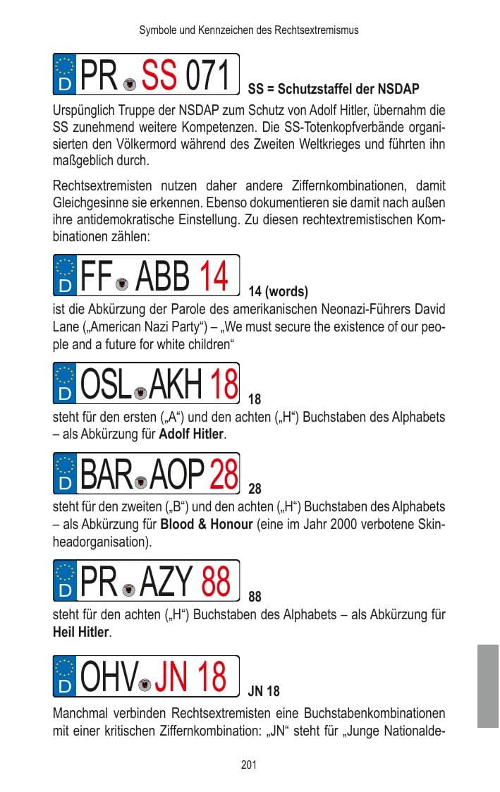 Seite 203 des Verfassungsschutzbericht 2014 Brandenburg