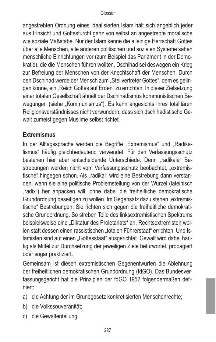 Seite 229 des Verfassungsschutzbericht 2014 Brandenburg