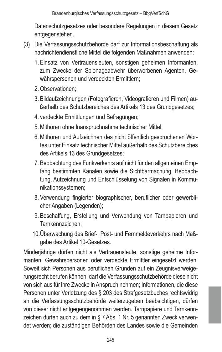 Seite 247 des Verfassungsschutzbericht 2014 Brandenburg