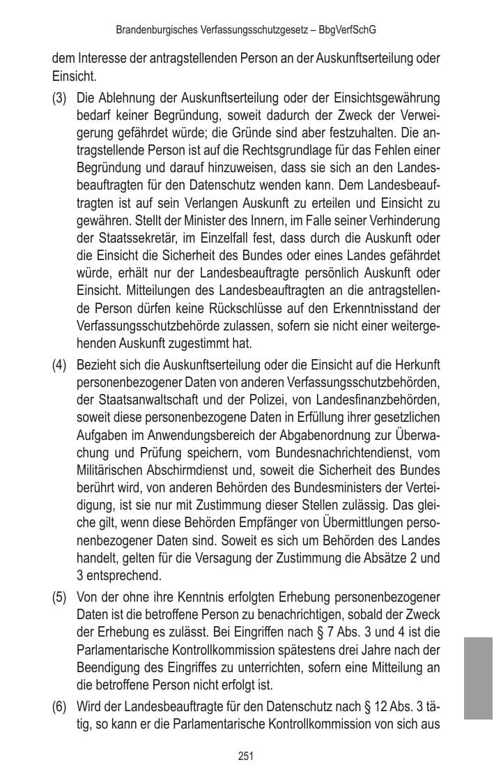 Seite 253 des Verfassungsschutzbericht 2014 Brandenburg