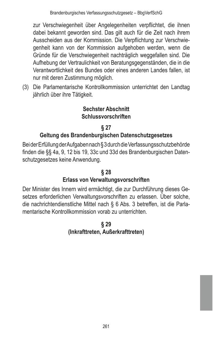 Seite 263 des Verfassungsschutzbericht 2014 Brandenburg