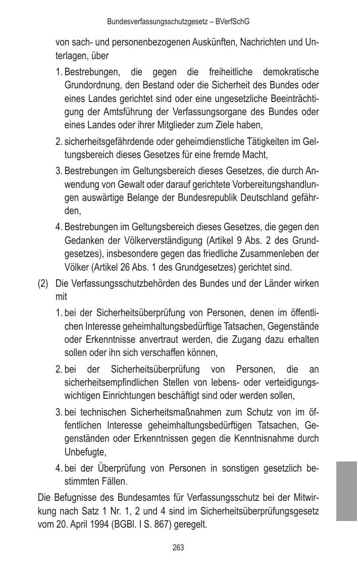 Seite 265 des Verfassungsschutzbericht 2014 Brandenburg