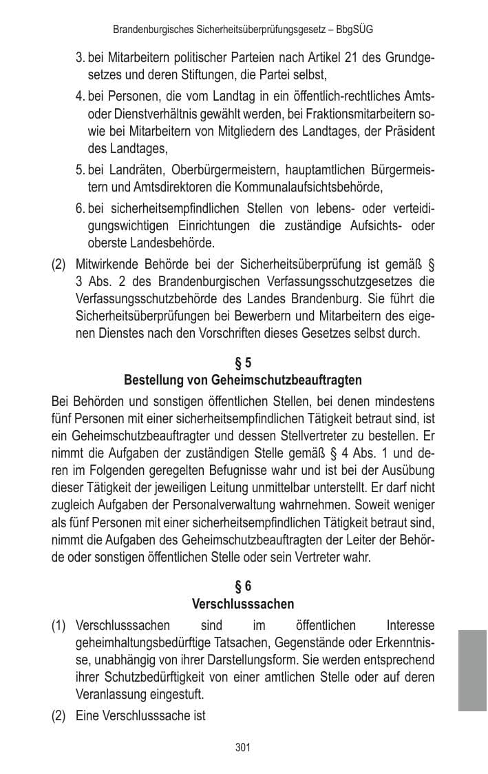 Seite 303 des Verfassungsschutzbericht 2014 Brandenburg