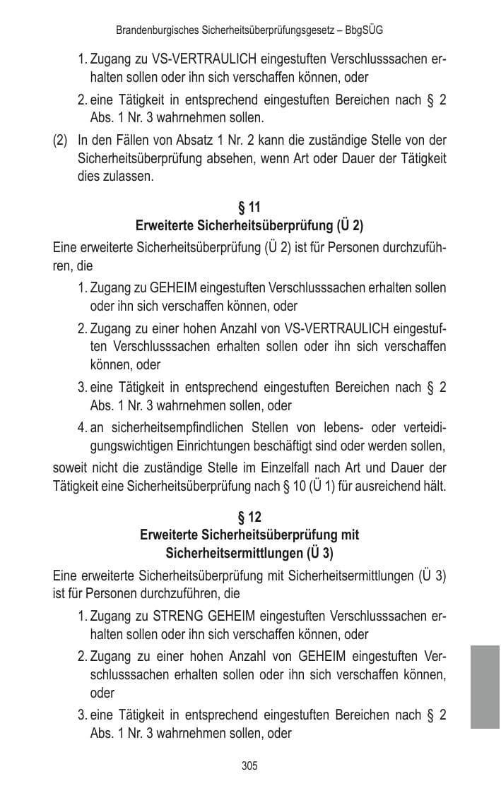 Seite 307 des Verfassungsschutzbericht 2014 Brandenburg