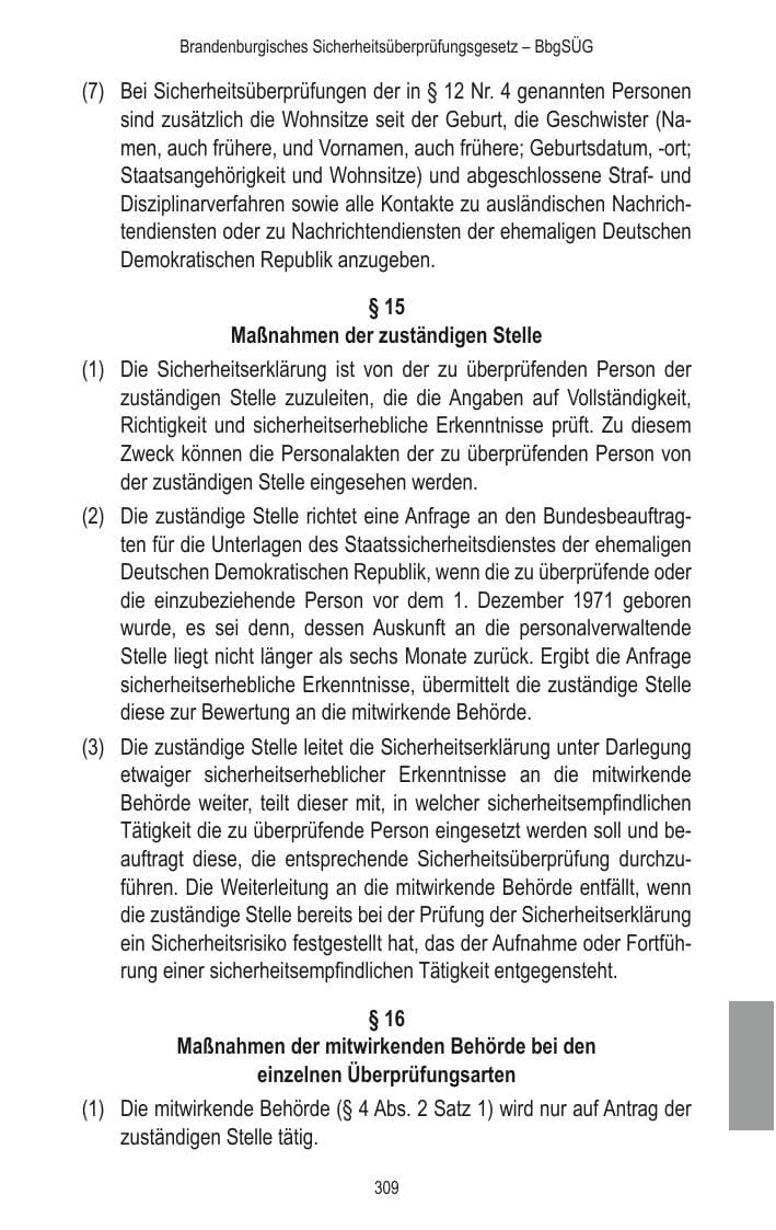 Seite 311 des Verfassungsschutzbericht 2014 Brandenburg