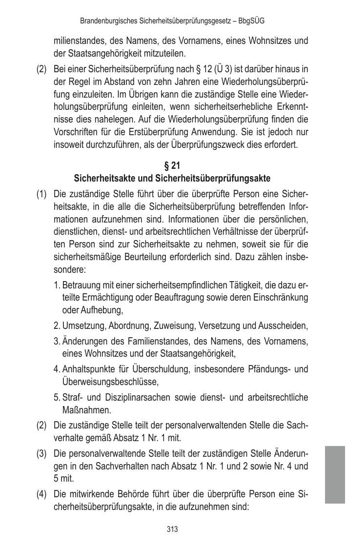 Seite 315 des Verfassungsschutzbericht 2014 Brandenburg