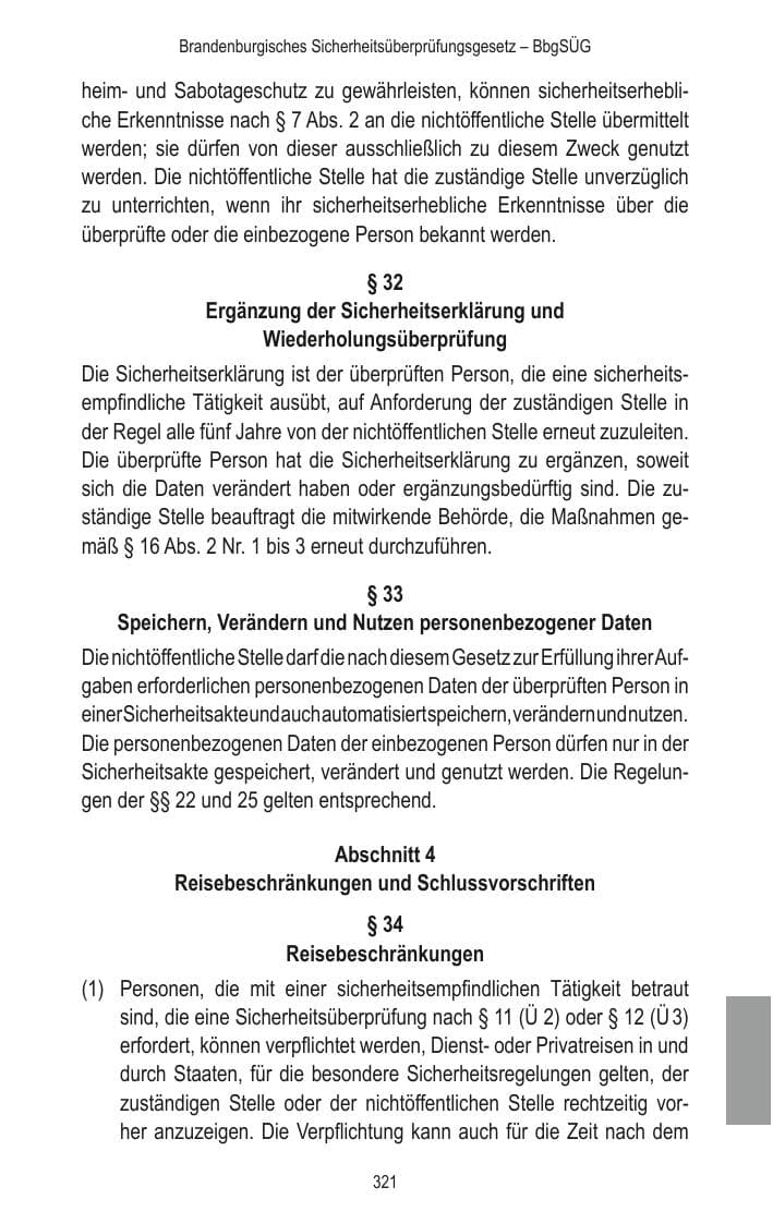 Seite 323 des Verfassungsschutzbericht 2014 Brandenburg