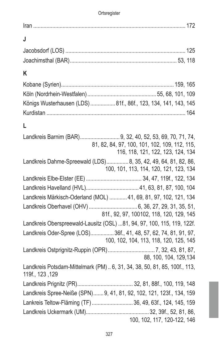 Seite 329 des Verfassungsschutzbericht 2014 Brandenburg