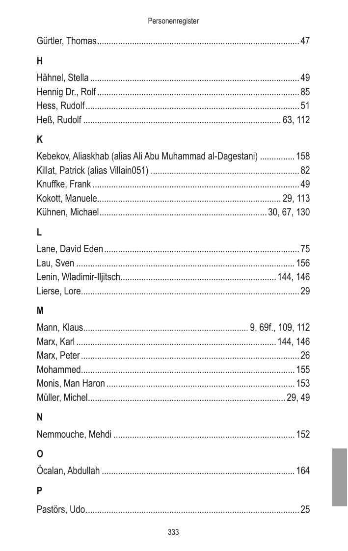 Seite 335 des Verfassungsschutzbericht 2014 Brandenburg