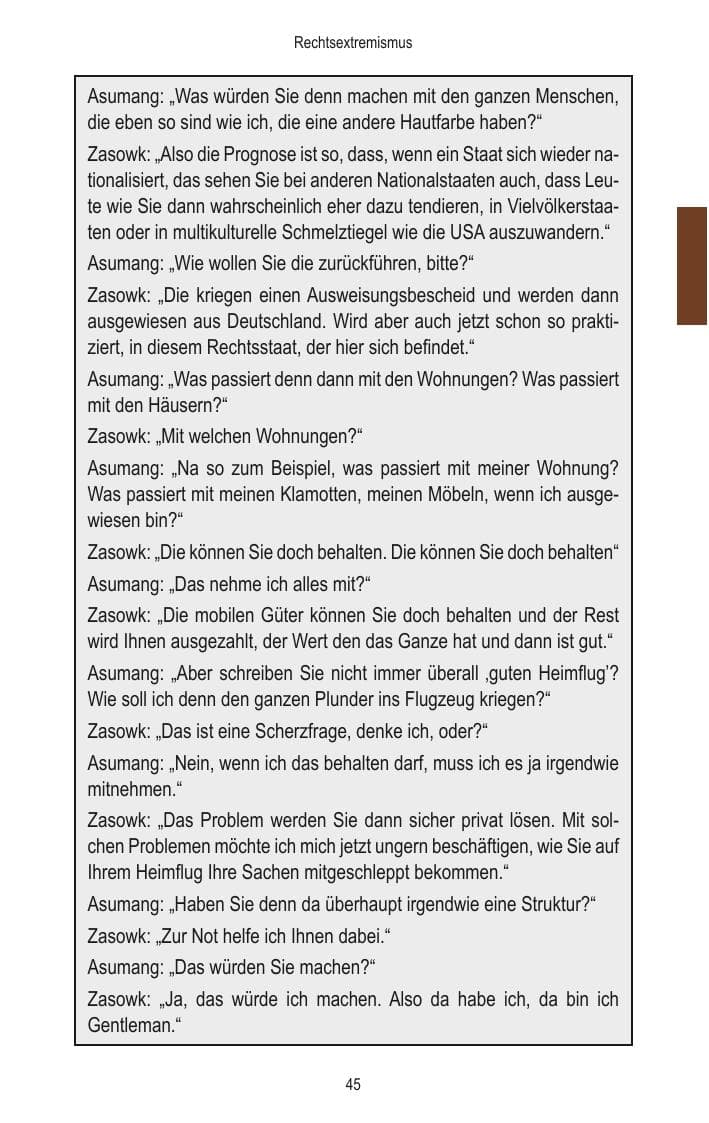 Seite 47 des Verfassungsschutzbericht 2014 Brandenburg