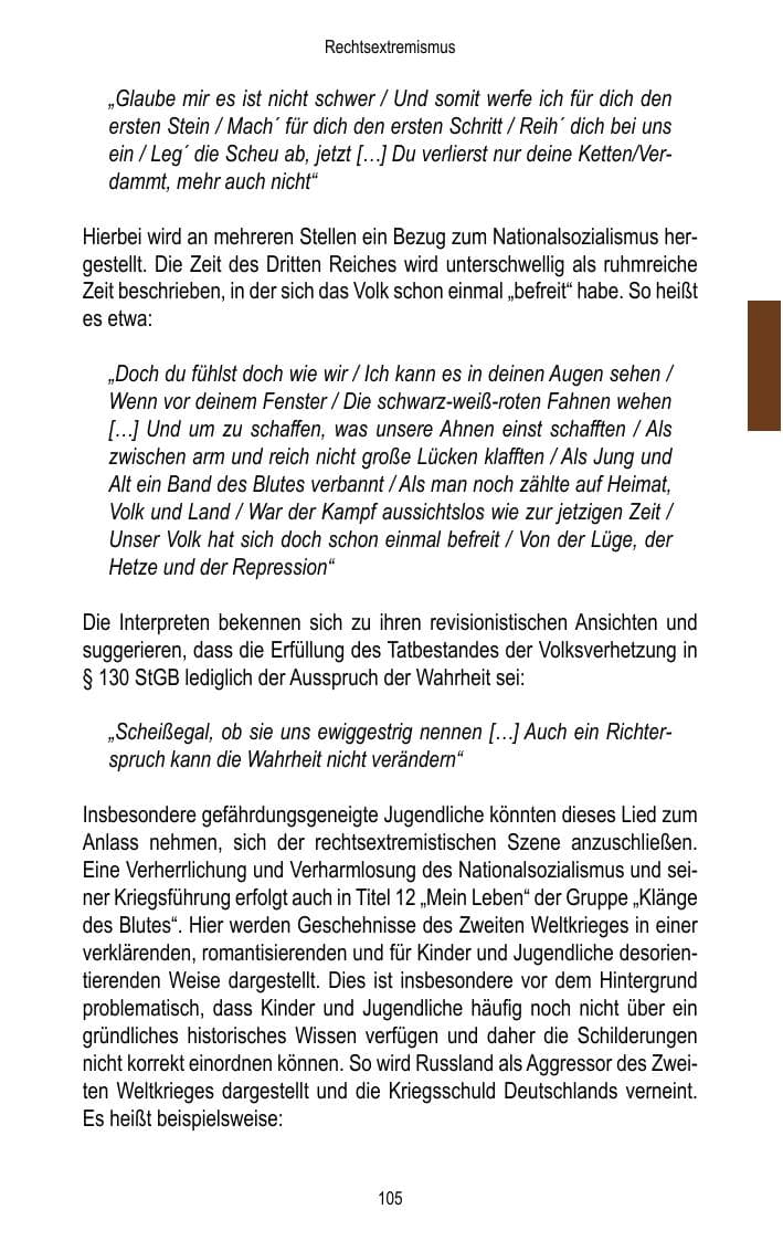 Seite 107 des Verfassungsschutzbericht 2015 Brandenburg
