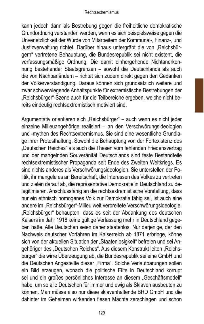 Seite 131 des Verfassungsschutzbericht 2015 Brandenburg
