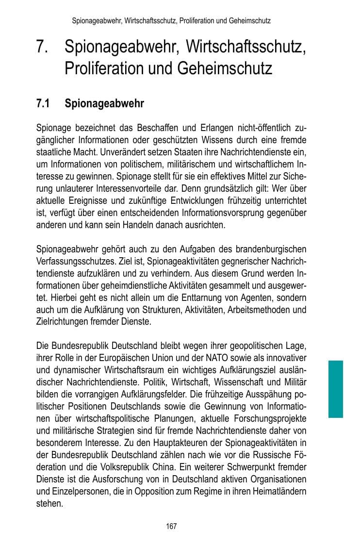 Seite 169 des Verfassungsschutzbericht 2015 Brandenburg