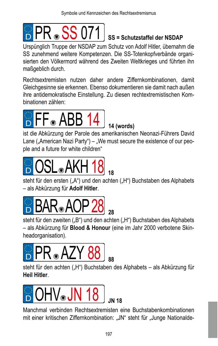 Seite 199 des Verfassungsschutzbericht 2015 Brandenburg