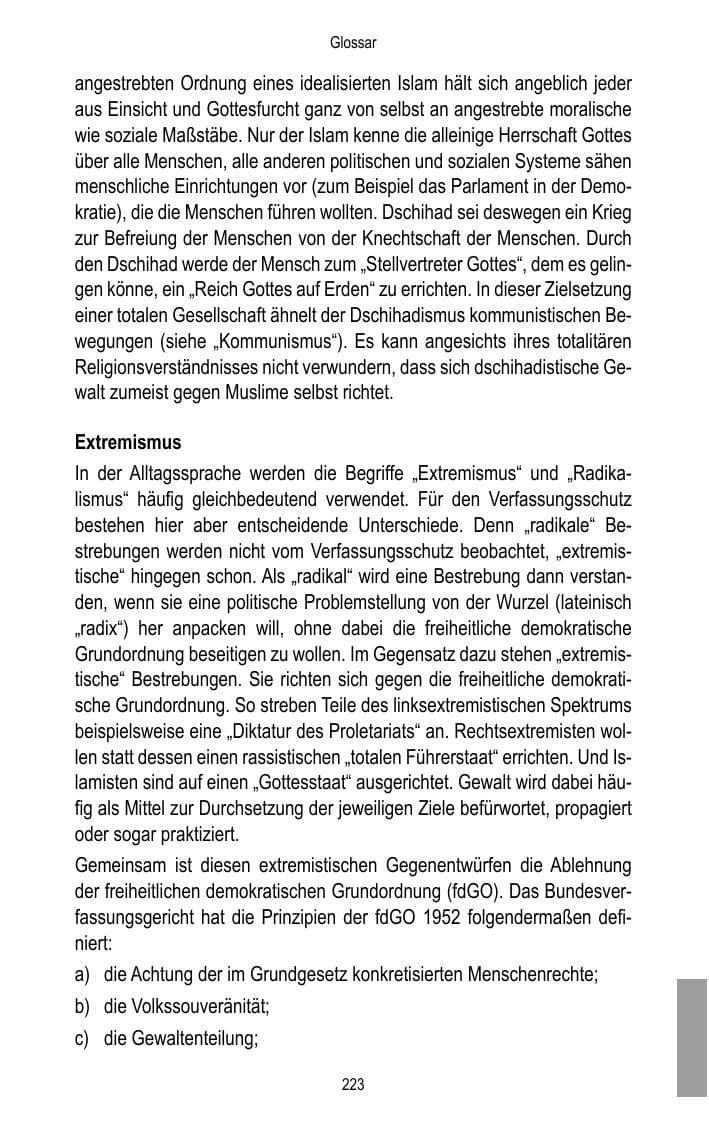 Seite 225 des Verfassungsschutzbericht 2015 Brandenburg