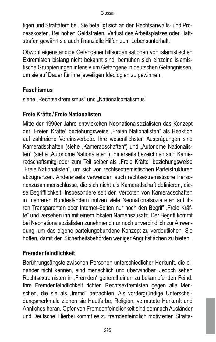 Seite 227 des Verfassungsschutzbericht 2015 Brandenburg