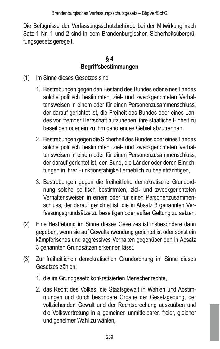 Seite 241 des Verfassungsschutzbericht 2015 Brandenburg