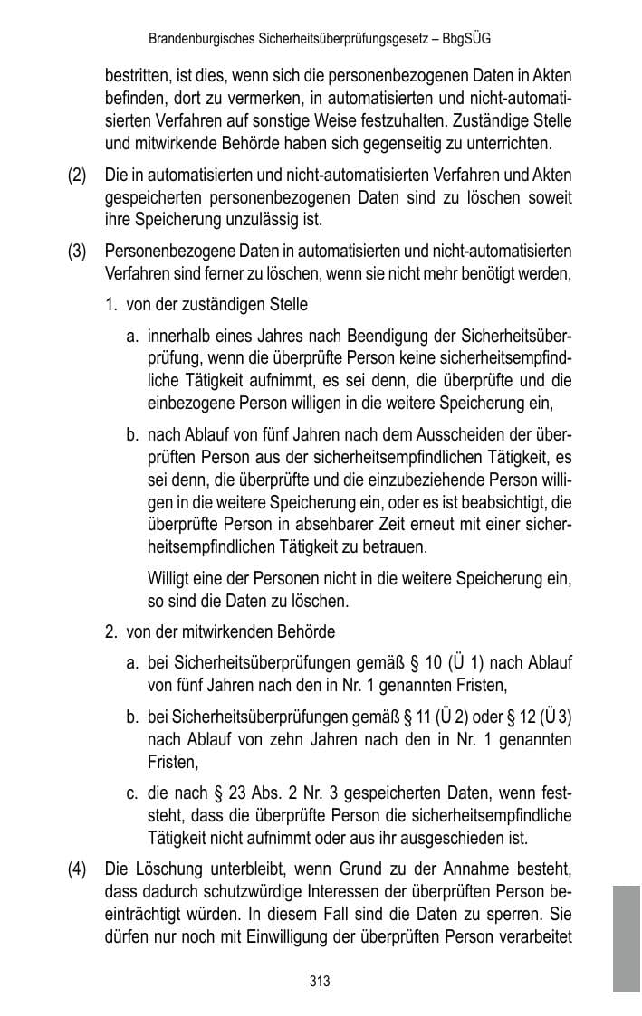Seite 315 des Verfassungsschutzbericht 2015 Brandenburg