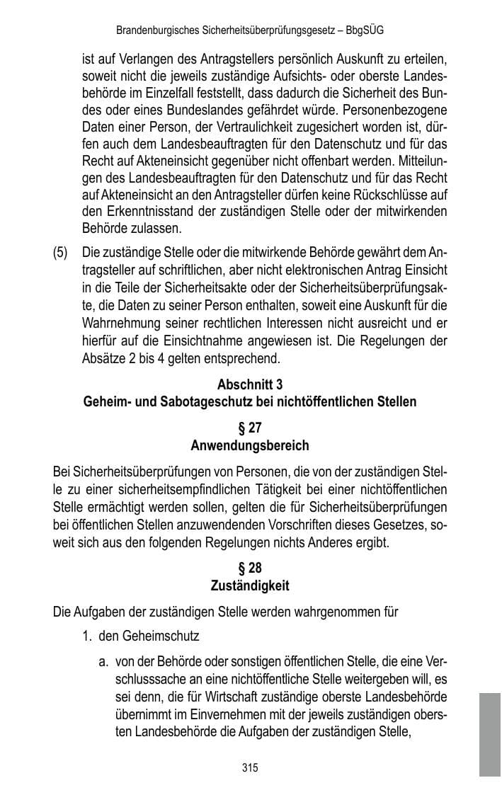 Seite 317 des Verfassungsschutzbericht 2015 Brandenburg