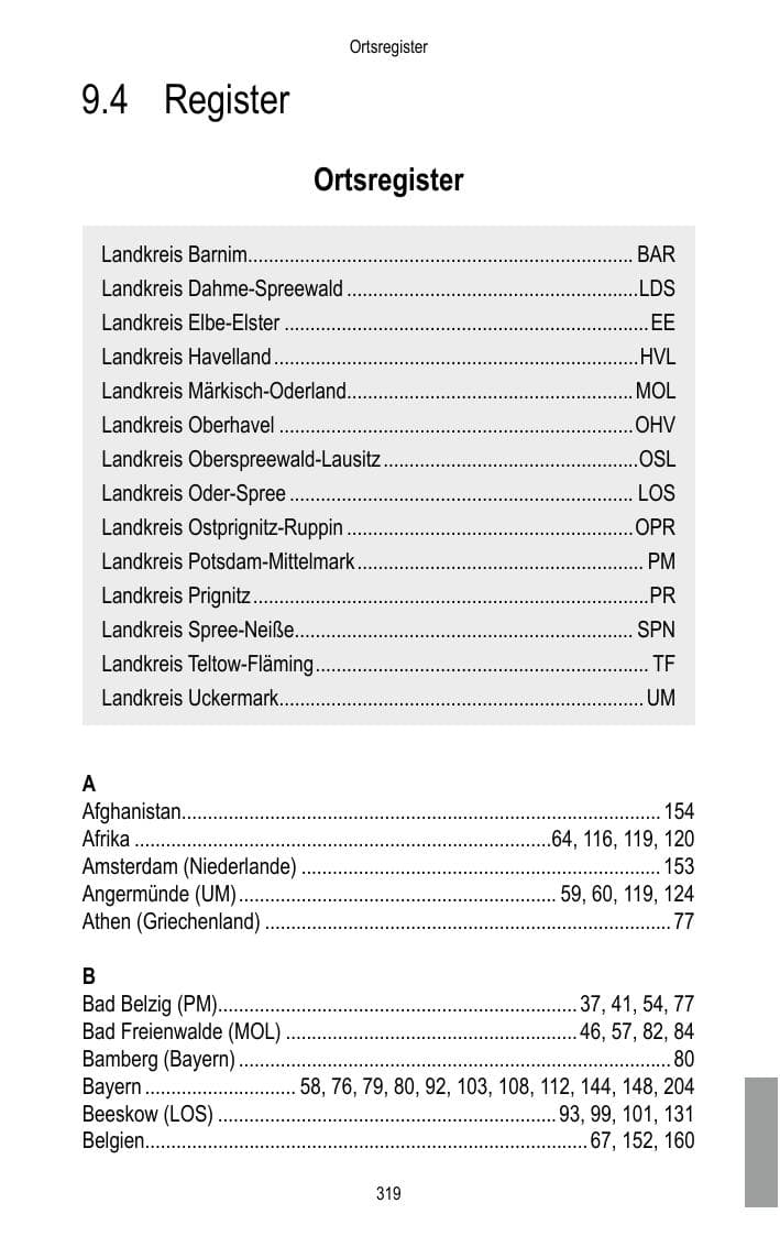 Seite 321 des Verfassungsschutzbericht 2015 Brandenburg