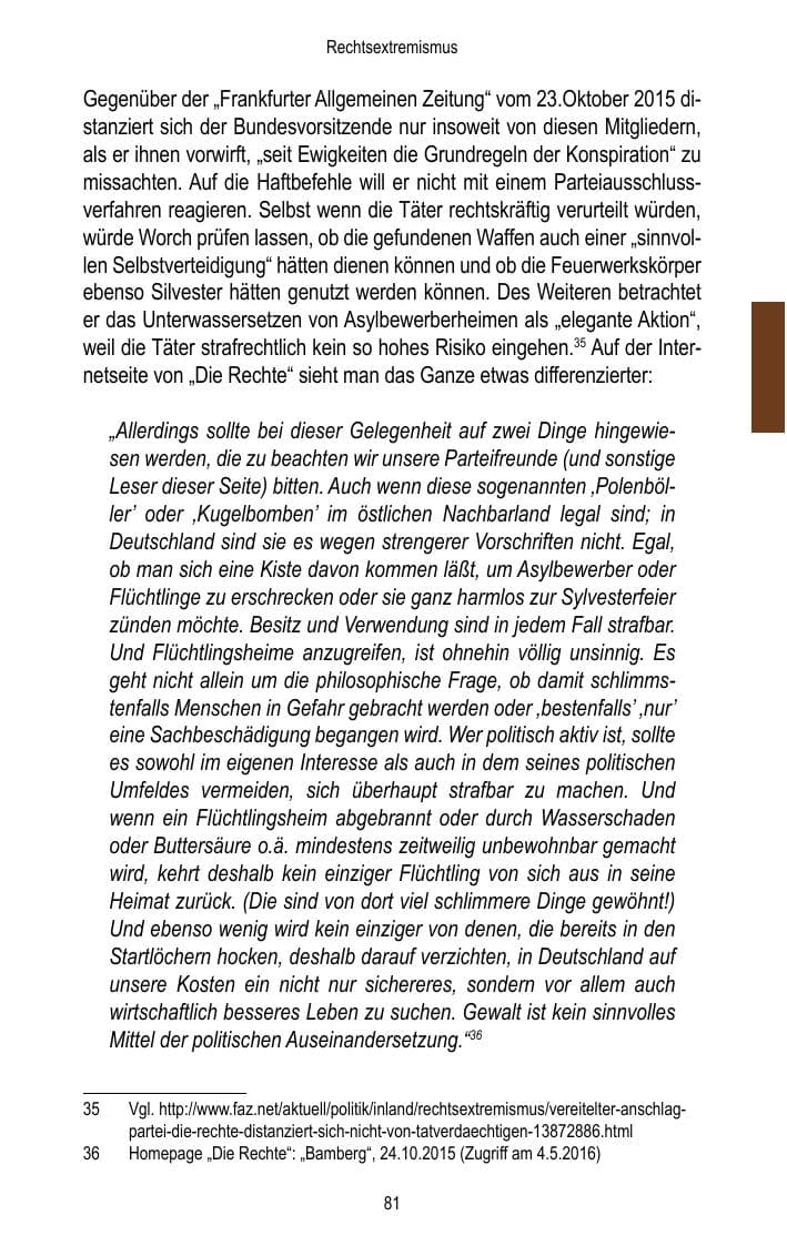 Seite 83 des Verfassungsschutzbericht 2015 Brandenburg