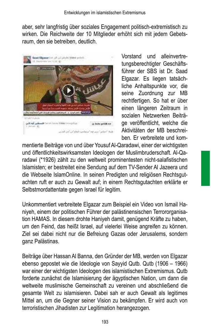 Seite 195 des Verfassungsschutzbericht 2017 Brandenburg