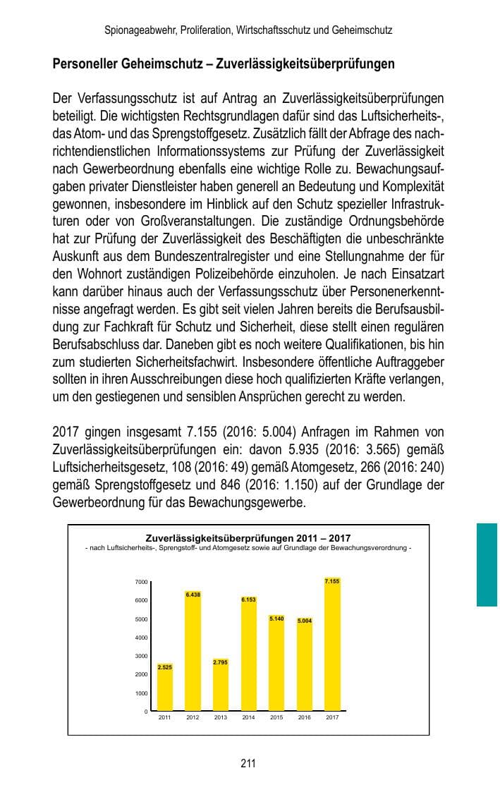 Seite 213 des Verfassungsschutzbericht 2017 Brandenburg