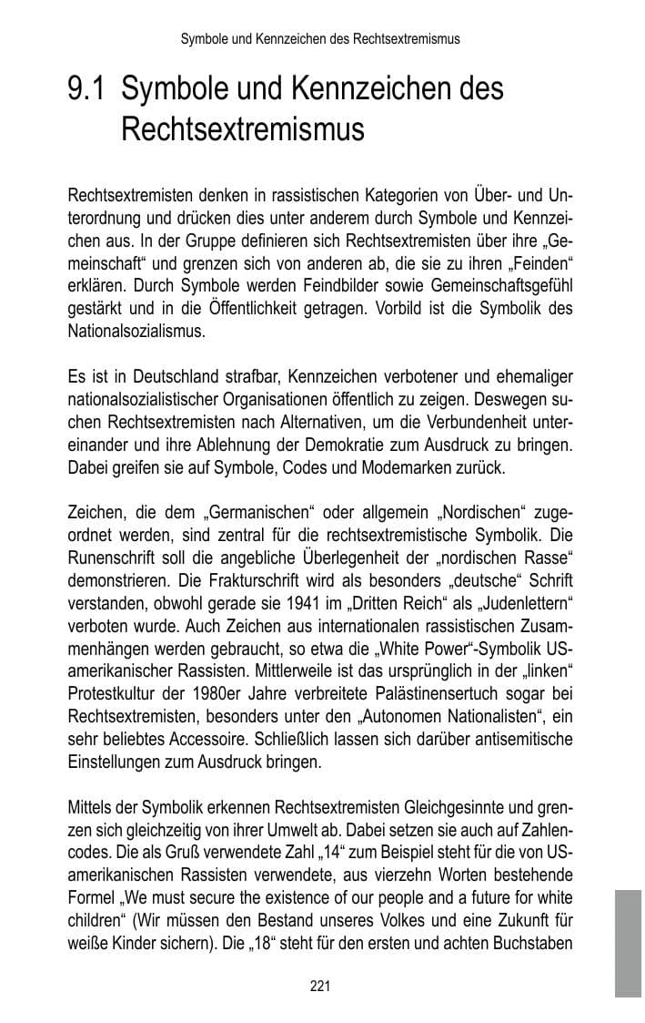 Seite 223 des Verfassungsschutzbericht 2017 Brandenburg