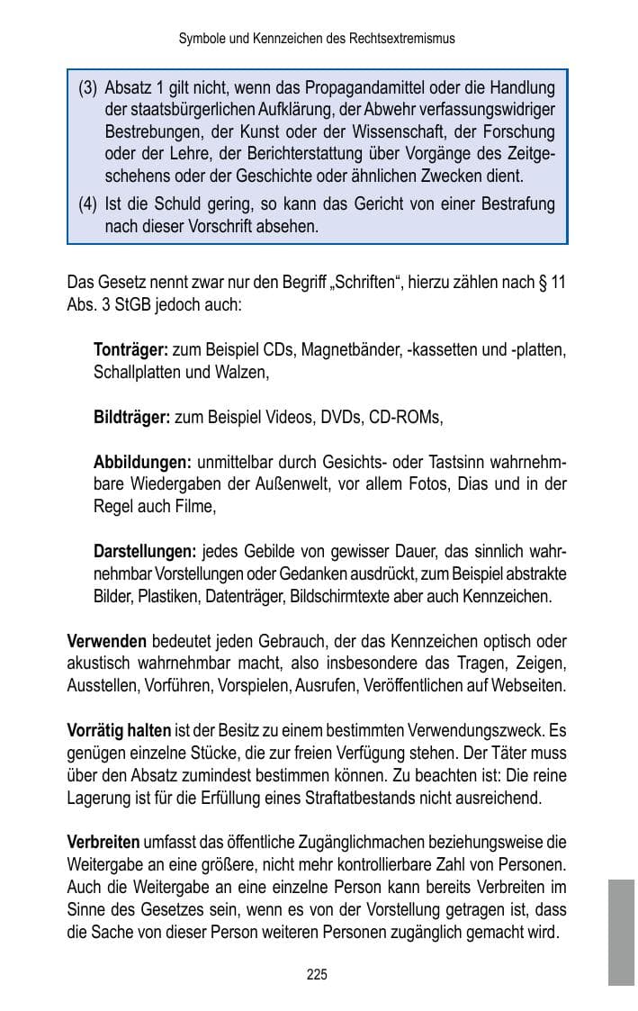 Seite 227 des Verfassungsschutzbericht 2017 Brandenburg
