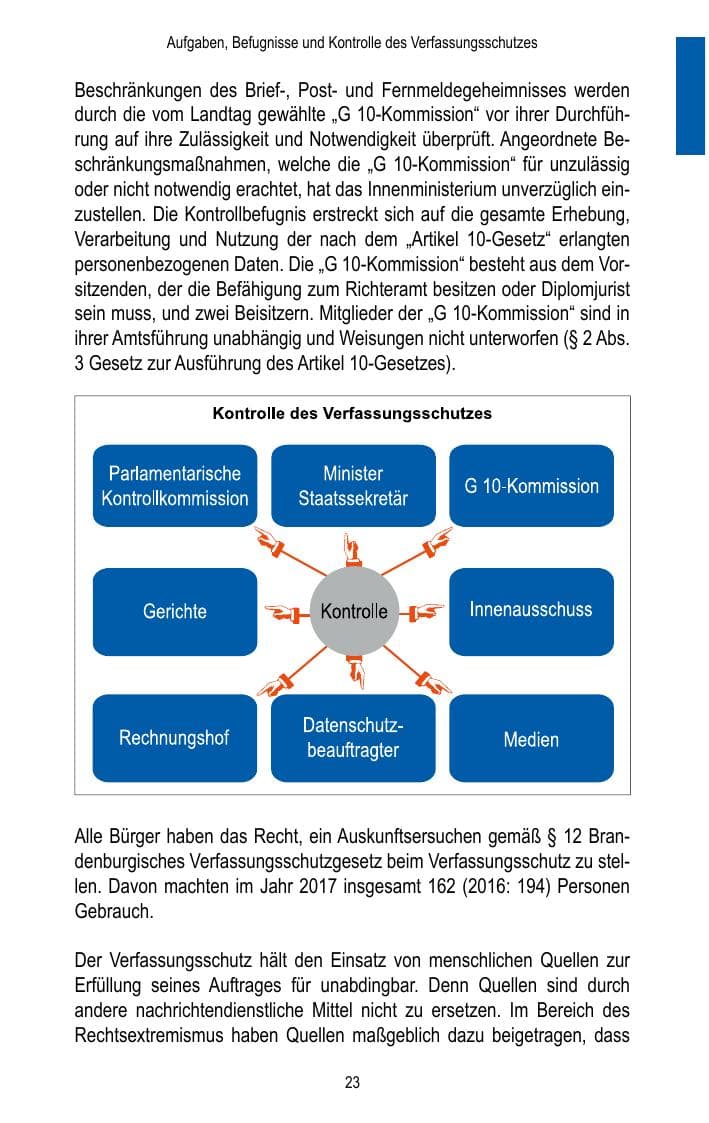 Seite 25 des Verfassungsschutzbericht 2017 Brandenburg