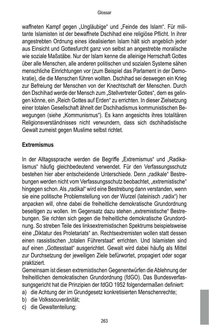 Seite 265 des Verfassungsschutzbericht 2017 Brandenburg