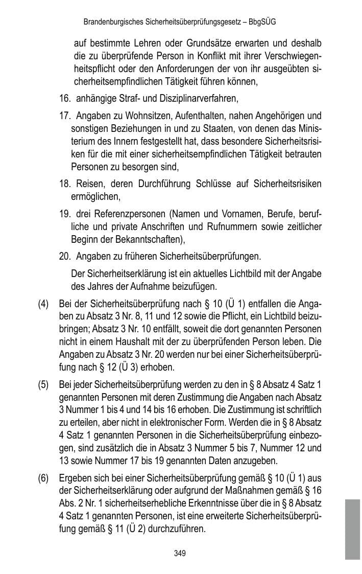 Seite 351 des Verfassungsschutzbericht 2017 Brandenburg
