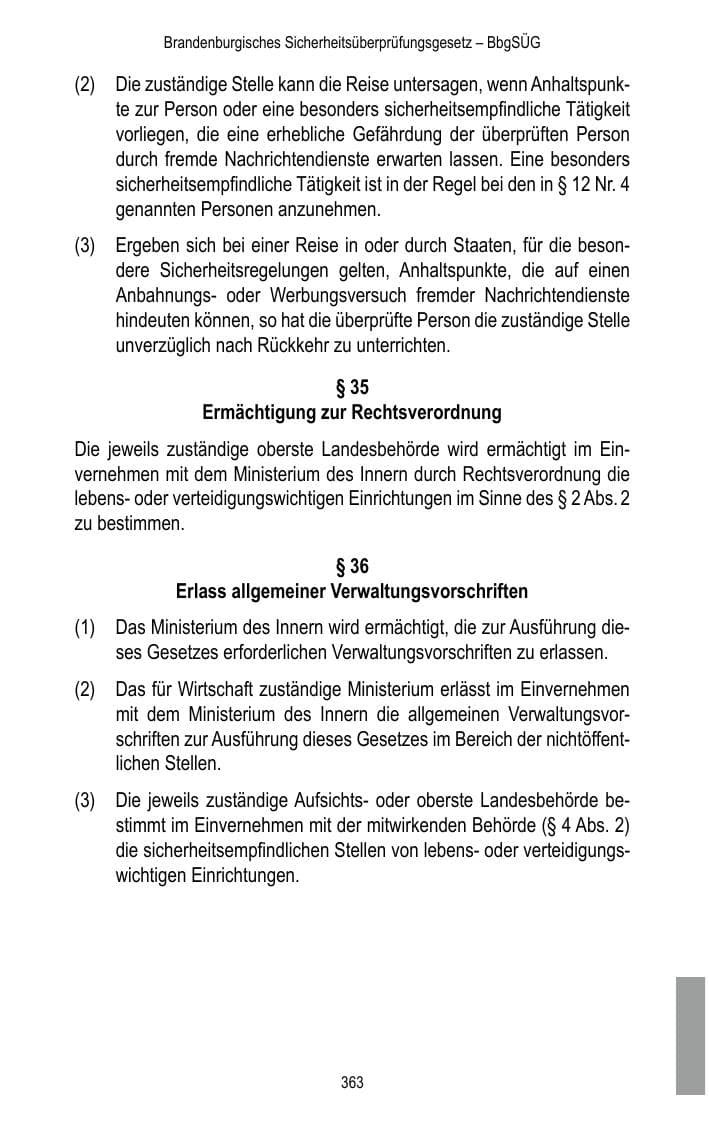 Seite 365 des Verfassungsschutzbericht 2017 Brandenburg