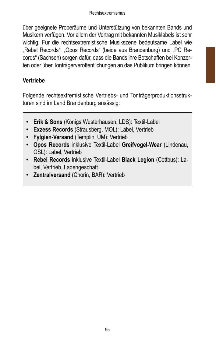 Seite 97 des Verfassungsschutzbericht 2017 Brandenburg