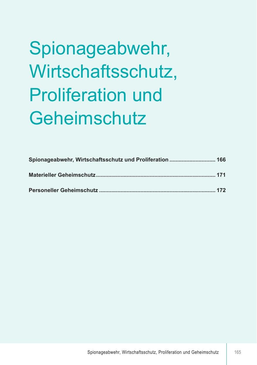Seite 165 des Verfassungsschutzbericht 2018 Brandenburg