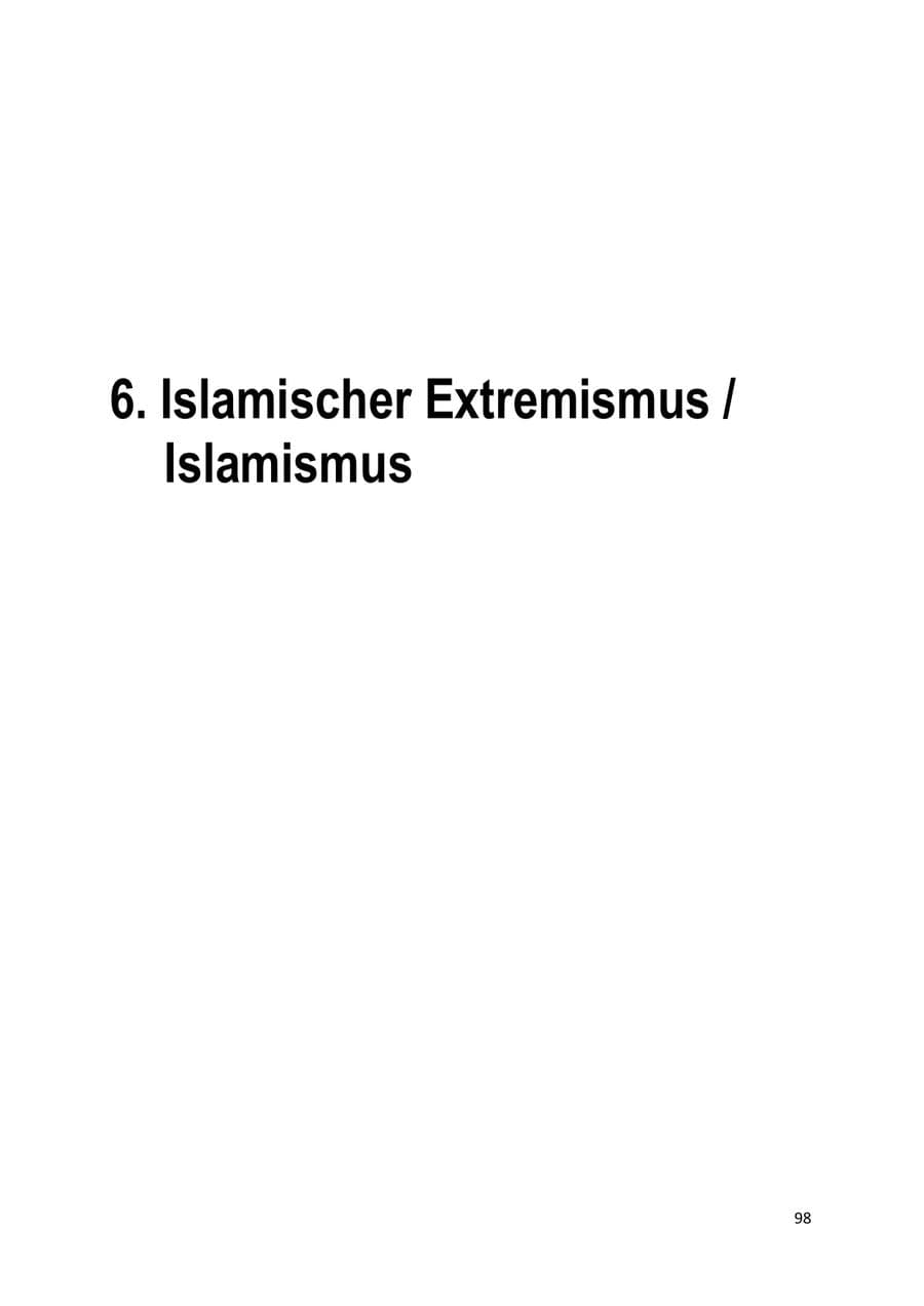 Seite 98 des Verfassungsschutzbericht 2019 Brandenburg